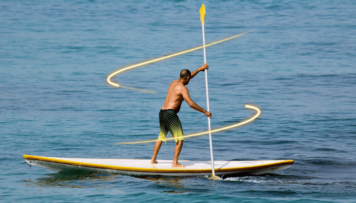 Remo doble paddle surf